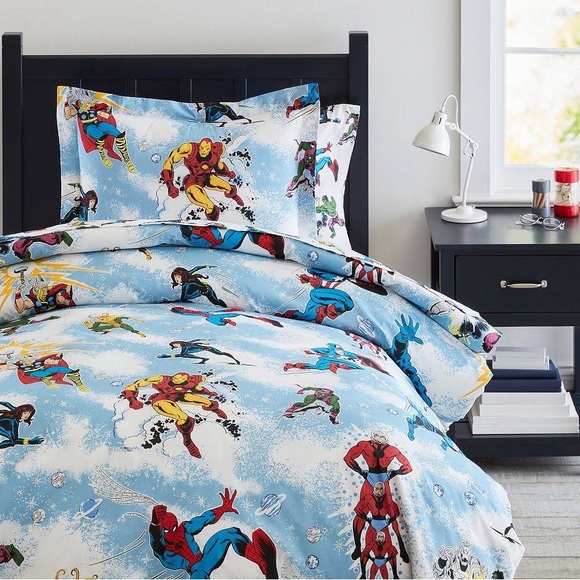 Pottery Barn Kids Other - Pottery Barn Marvel Bedding Set